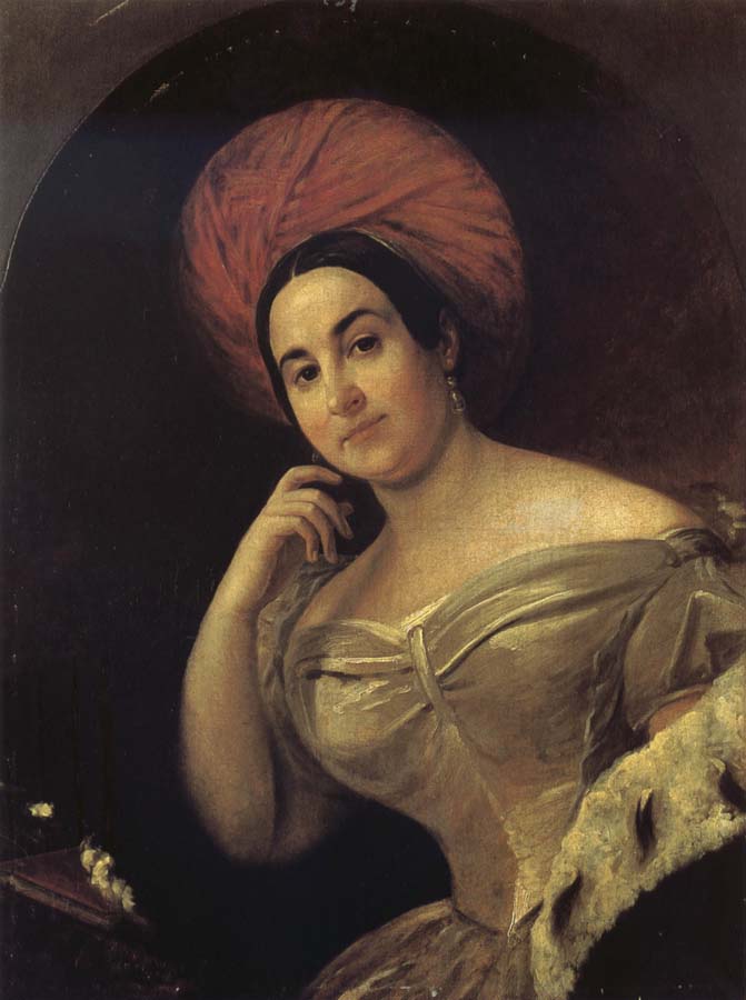 Karl Briullov Portrait of Yekaterina Semionova